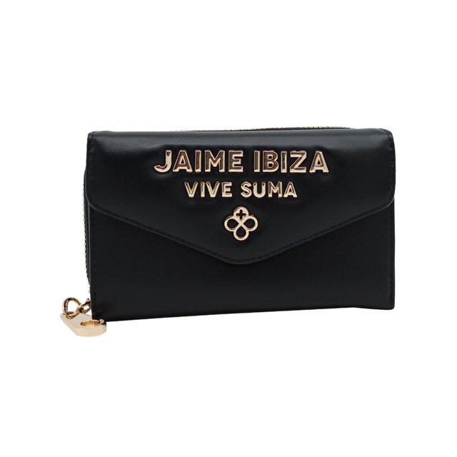 JAIME IBIZA Cartera Chica Sobre JI448 Para Mujer Ligera y Comoda negro Estándar