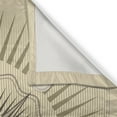 thumbnail image 3 of Ambesonne Compass Kitchen Curtains, Vintage Windrose, 55"x45", Beige and Dark Taupe, 3 of 3