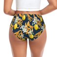 thumbnail image 3 of Womens Underwear - Sicilian style golden lemon No Show Seamless Underwear for Women, Stretch Women's Panties, Hipster Soft Comfort Ladies Panties Bikini Underwear Briefs, 3 of 6