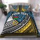 thumbnail image 1 of Juego de cama personalizado con motivos tribales de la provincia de Vanuatu Sanma - LT12, 1 of 6