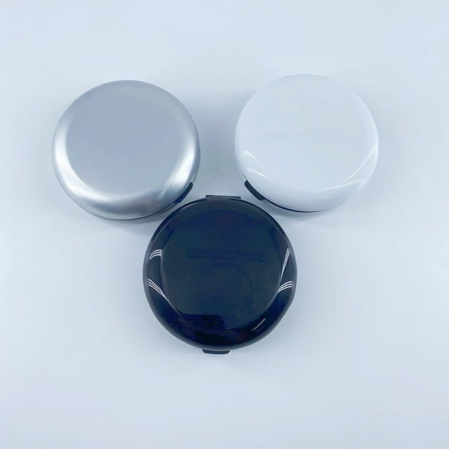 Boîte à Pièces Ronde style Japonais en Aluminium Mode Porte-Pièces simple pour Voiture Zéro