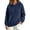 Navy, variant on Smsaxvxz Womens Fleece Pullover Oversized Sweater Fluffy Warm Hoodies Sweatshirt Casual Winter Tops Navy 2XL