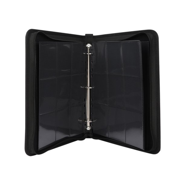 XEOVHV 4 Pocket Card Binder Cover Large Capacity 9 Pocket Card Album