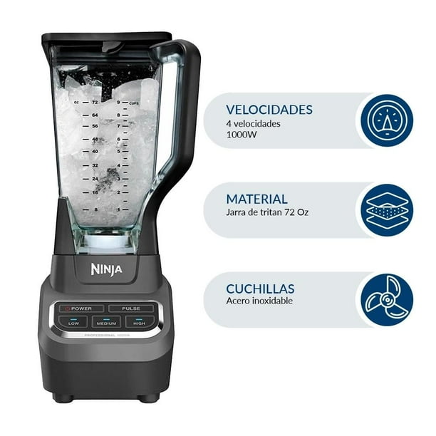 Countertop Blender Bl610 Licuadora Ninja De 1000 Watts Blender