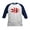 Navy/White, variant on - Ninja Gnome Kids Baseball Jersey - Kids Cotton Baseball Jersey, 3/4 Sleeve Shirt