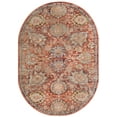 thumbnail image 2 of Rugs.com Lola Collection Rug – 4' x 6' Oval Brick Red Medium Rug Perfect For Living Rooms, Large Dining Rooms, Open Floorplans, 2 of 9
