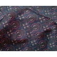 thumbnail image 4 of oneOone Silk Tabby Fabric Stripe|Leaves & Floral Block Decor Fabric Printed BTY 42 Inch Wide, 4 of 4