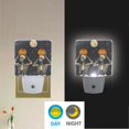 thumbnail image 2 of Yayeee LED Plug in Night Light for The Home with Auto Dusk to Dawn Light Sensors, 2 Pack, Halloween Skeleton Moon, 2 of 6