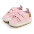 thumbnail image 4 of Baby Shoes Boys Girls Infant Sneakers Non-Slip Rubber Sole Toddler Crib First Walker Shoes,Pink Heart,12-18M, 4 of 7