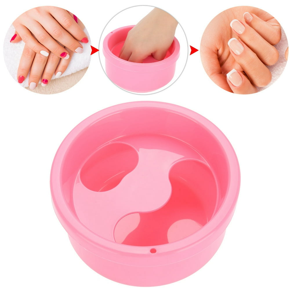 FAGINEY Nail Art Hand Wash Soak Bowl Thickened Polish Treatment False