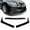 Painted Black, variant on Stay Tuned Performance For 2013-2015 Honda Civic Sedan Matt Black Aero-Style Front Bumper Body Kit Lip