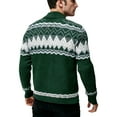 thumbnail image 3 of Wutalume Men's Fashion Casual Solid Color Long Sleeve Knitted Cardigan, Soft and Breathable Fabric,Ideal for Office, Casual Outings and Seasonal Transition Wear,Dark Green L, 3 of 3