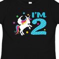 thumbnail image 4 of Inktastic I'm Two Unicorn Second Birthday Boys or Girls Toddler T-Shirt, 4 of 5