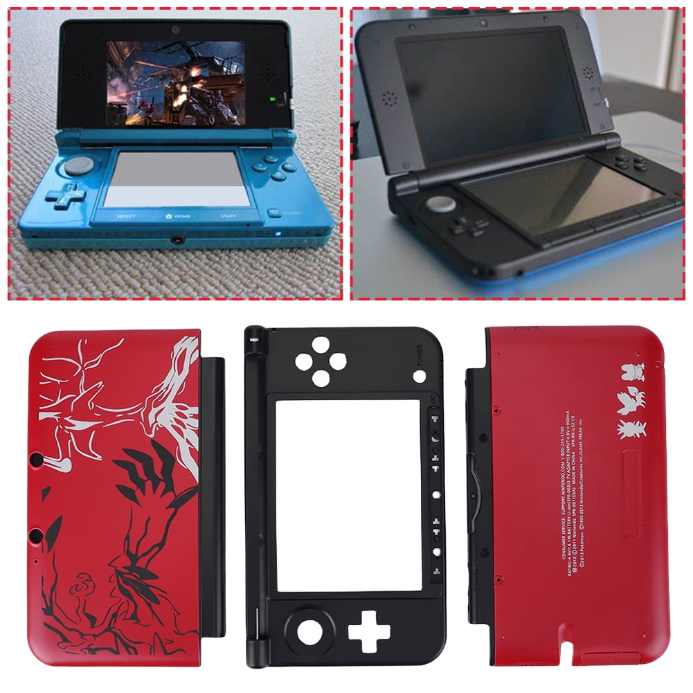 For 3DS XL Replacement Front & Back Housing Shell Cover Faceplate Top ...