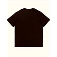 thumbnail image 3 of Men's cat dad printed short-sleeved T-shirt, comfortable and casual elastic crew neck top, suitable for men's outdoor activities, Casual Sporty Tee, Summer Gifts, 3 of 7