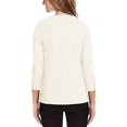 thumbnail image 2 of Buffalo David Bitton Womens Mercer Crew Neck Striped Blouse, 2 of 3