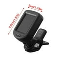 thumbnail image 5 of Clip-On Digital Tuner for Guitar, Violin, Bass, Ukulele with LCD Screen, 440Hz A4 Standard, ABS Material, 5 of 9