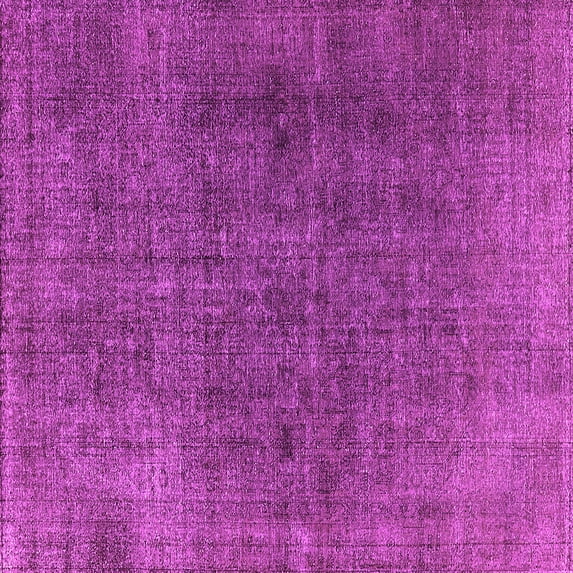Ahgly Company Indoor Square Oriental Pink Industrial Area Rugs, 6' Square