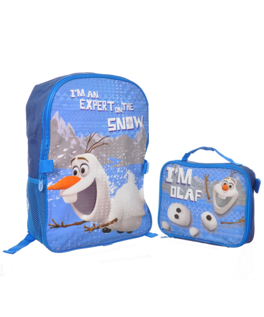 Disney Disney Frozen "I'm Olaf" Backpack with Lunchbox blue, one