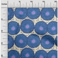 thumbnail image 2 of oneOone Viscose Chiffon Royal Blue Fabric Floral Sewing Material Print Fabric By The Yard 42 Inch Wide-9314, 2 of 4