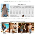 thumbnail image 5 of BTFBM Short Sleeve Sweater for Women Spring Tops Crew Neck Lightweight Pullover Loose Dressy Casual Blouse Basic Clothes, 5 of 9