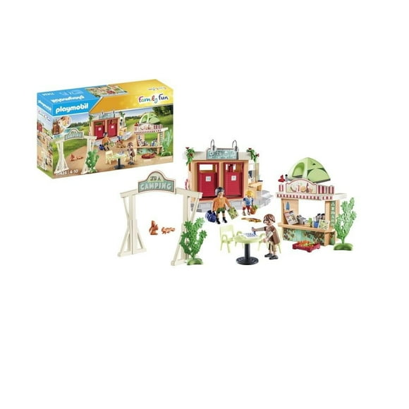 Set de Juego Playmobil Camping Familiar 100 Piezas