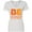 AA-White, variant on Be Kind Logo in Orange Women's V-Neck T-Shirt