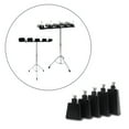thumbnail image 2 of Percussion Instrument for Drum Set Wedding Football Cheering Game Cowbell Percussion Metal Cow Bells Noise Maker Cowbell, 2 of 9