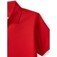 thumbnail image 3 of Wonder Nation Boys School Uniform Short Sleeve Performance Polo Shirt, 2-Pack Value Bundle, Sizes 4-18 & Husky, 3 of 4