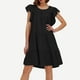 thumbnail image 2 of Vestido midi sin mangas con volantes en capas estilo boho para mujer - Diseño con hombros descubiertos, 2 of 4