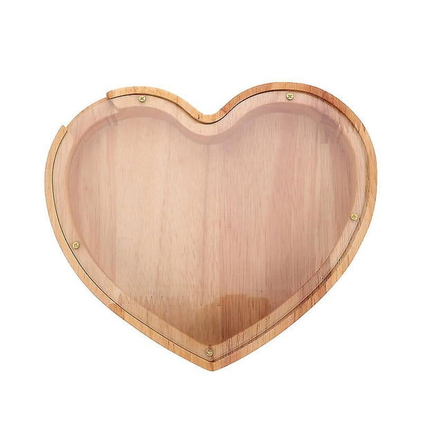 La nueva alcancía de madera de 1 pieza
