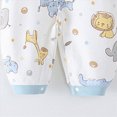 thumbnail image 5 of CAUYDY Preemie Girls Sleepers Fall Winter Newborn Pajamas for Boys Baby Long Sleeve Clothes Unisex Infant Jumpsuit 0-3M 6-9M 12-18M Sizes 3-6 Months,Light Blue, 5 of 6