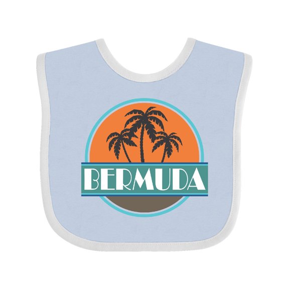 Inktastic Bermuda Vacation Trip Boys or Girls Baby Bib