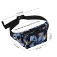 thumbnail image 5 of Fanny Pack for Women Men,Crossbody Fanny Pack Water Resistant Sports Waist Bag Pack, Belt Bag for Travel Hiking Running, 5 of 7