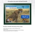 thumbnail image 2 of ArtToFrames 15x11.2 Inch - 28.5x38 CM Green Puzzle Frame for 100 piece Puzzles.1.00 Inch Custom Wood Puzzle Frames, Green - Comes with Regular Glass, 2 of 6