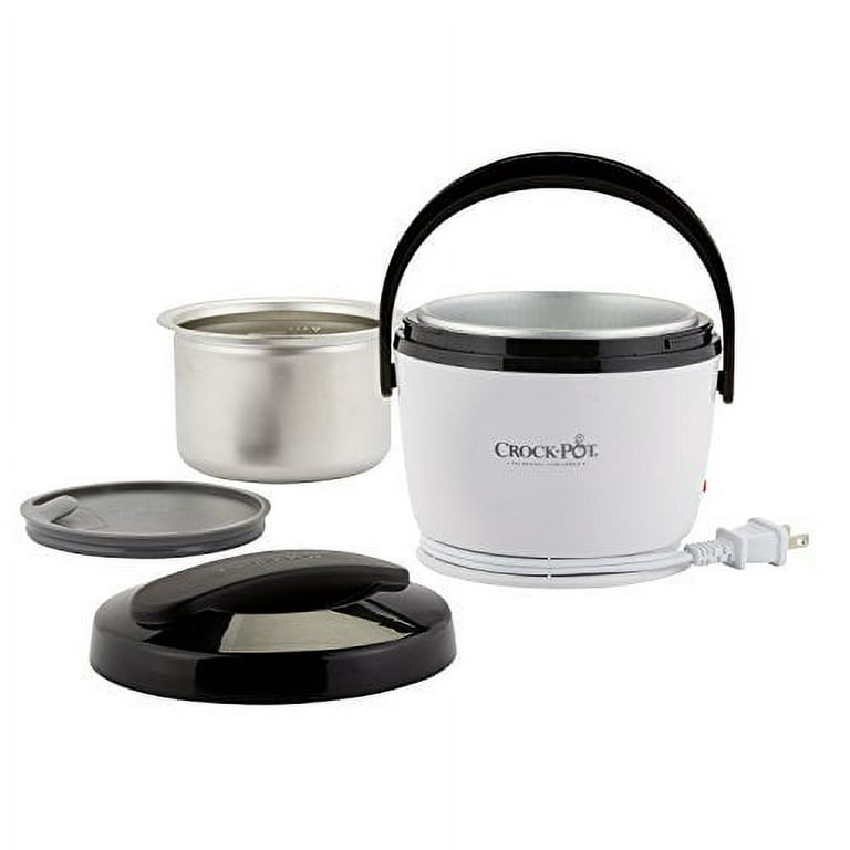 New Black & White Crock-Pot SCCPLC200-G 20-Ounce Lunch Crock Food Warmer  Travel on eBid United States