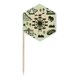 thumbnail image 1 of Dark Green Amusement Park Outline Toothpick Flags Cupcake Picks Party Celebration, 1 of 3