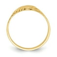 thumbnail image 2 of Diamond2Deal 14K Yellow Gold Baby's Fancy Signet Ring Size 3, 2 of 7
