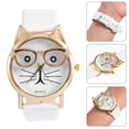 thumbnail image 4 of ColoMX 1pc Reloj de cuarzo de moda Reloj con correa de cuero Reloj de pulsera informal Reloj de cuarzo PU, 4 of 7
