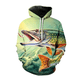 thumbnail image 3 of Nuevo estilo de sudaderas con capucha de pesca con estampado 3D de animales y peces para hombre, jersey de moda para deportes al aire libre, ropa informal de calle de manga larga para hombre, 3 of 5