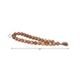 thumbnail image 4 of Wooden Beads Garland with Tassel Accent for Home Decor and Bathroom - Draped Styling Detail for Office, Room and Living Room - Shelf and Coffee Table Decor for Styled Surfaces - 2", Brown, 4 of 11