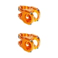 thumbnail image 1 of Dalazy 1/2/3/5 Parts Handlebar Stem - Ensures Long-lasting Performance And Short Handle Handles Are Sensitive orange 2PCS, 1 of 6