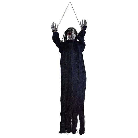 KMMYS Halloween Hanging Ghost, Creeping Ghost Decoration, Outdoor Indoor Decor, Eerie Halloween Props, Realistic Ghost Design, Halloween Party Decorations