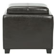 thumbnail image 7 of SAFAVIEH Harrison Single Tray Ottoman Brown, 7 of 7