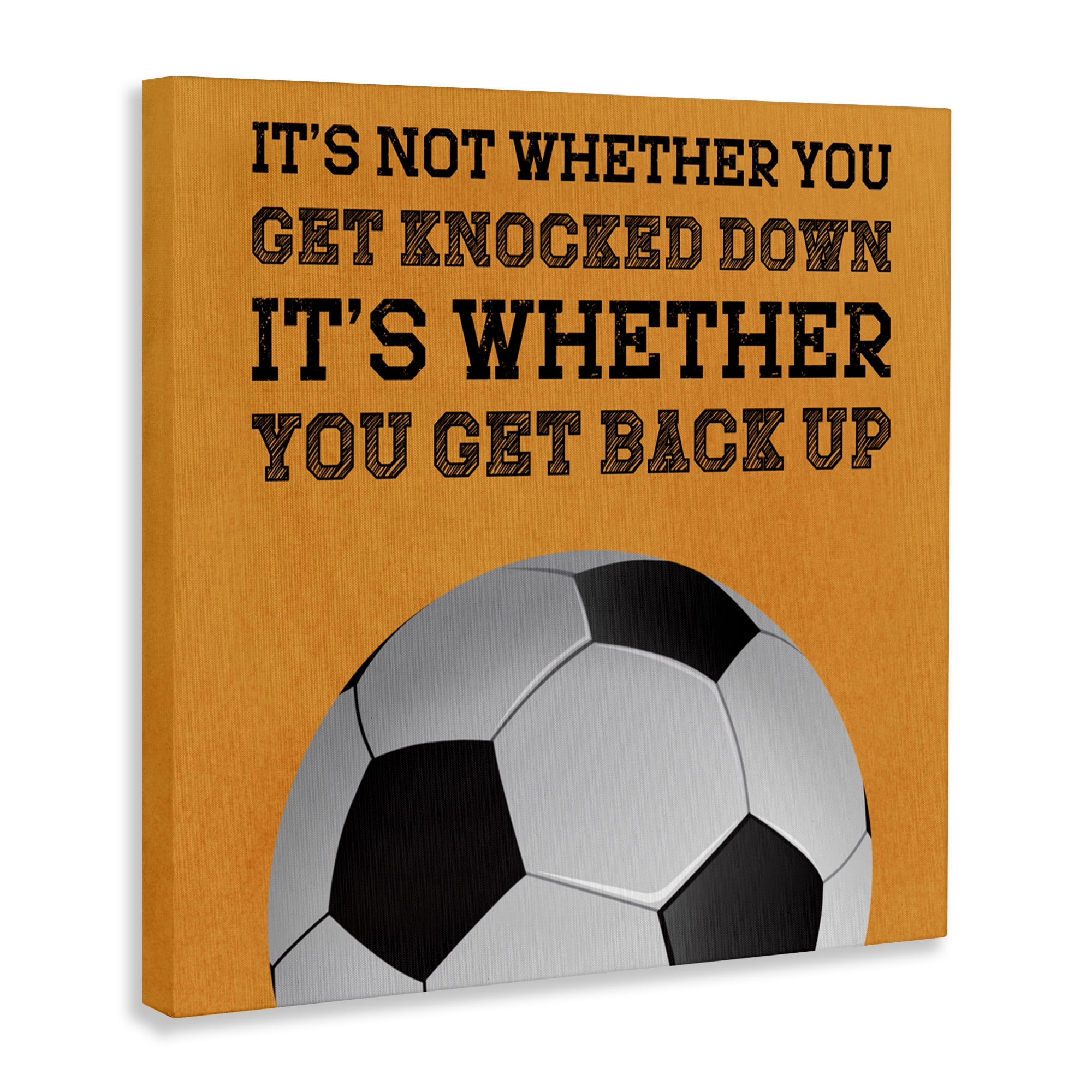 Whether You Get Back Up Canvas Wall Art, design by Marcus Prime