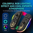 thumbnail image 5 of Wireless Joypad Controller Compatible for Nintendo Switch (L/R),Switch Remote Controller with RGB Lighting,Support Vibration/Motion Control/Wake-up Function, 5 of 6