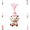 Double layered hat/Pink#002, variant on Jeweled Goat Stuffed Animal Plush Toys With Hat,Safe Polyester Plush Toy for Kids,Hat Multi-Color Gem Stuffed Animal, Decor Plush for Themed Party & Kids Birthday Gifts-Double Layered Hat/Purple