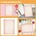 thumbnail image 3 of Raindrops 60pcs Cute Writing Paper Vintage Multi Paper for Invitation Creation School Use, 3 of 8