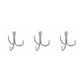 thumbnail image 1 of Greeniant 20 piezas 3 garras 4 #6 #8 #10 # anzuelos de pesca volcados de Metal de curva redonda fuerte y afilada para atún al aire libre Triple púas de Type1 NO1 Greeniant  CBP052369, 1 of 6