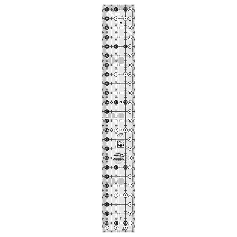 Quilt Ruler 3.5 Inch by 24.5 Inch Rectangle, Creative Grid are premium